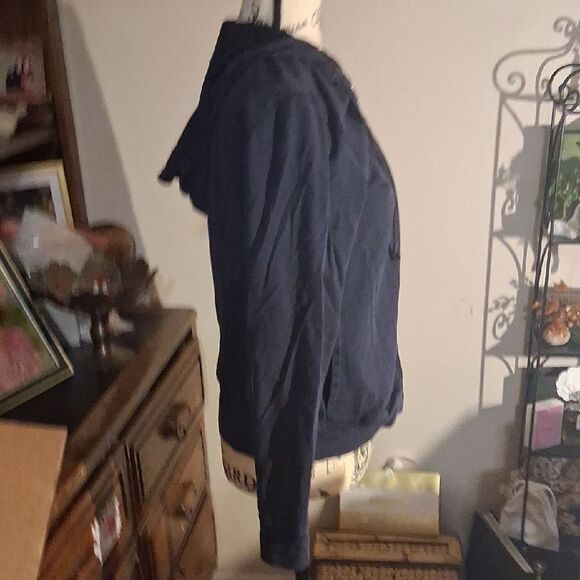 NY&CO SPORT Navy Blue Zip-Up Hoodie Size Small - Picture 4 of 10